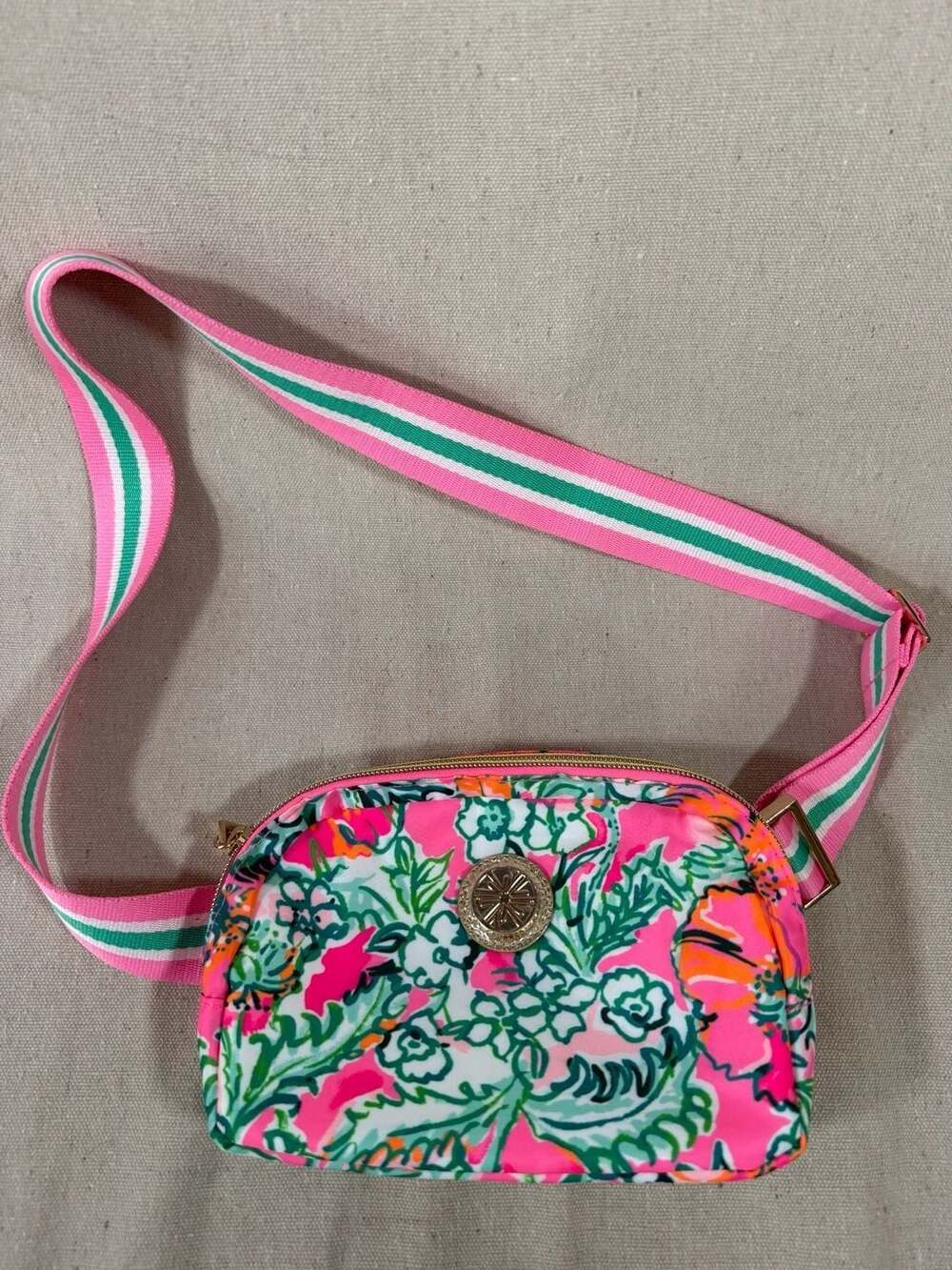 Lilly Pulitzer Floral Crossbody Bag